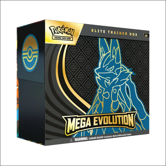 Mega Evolution Elite Trainer Box – Lucario (ACTIE!! Gratis mega sleeved erbij!!!)