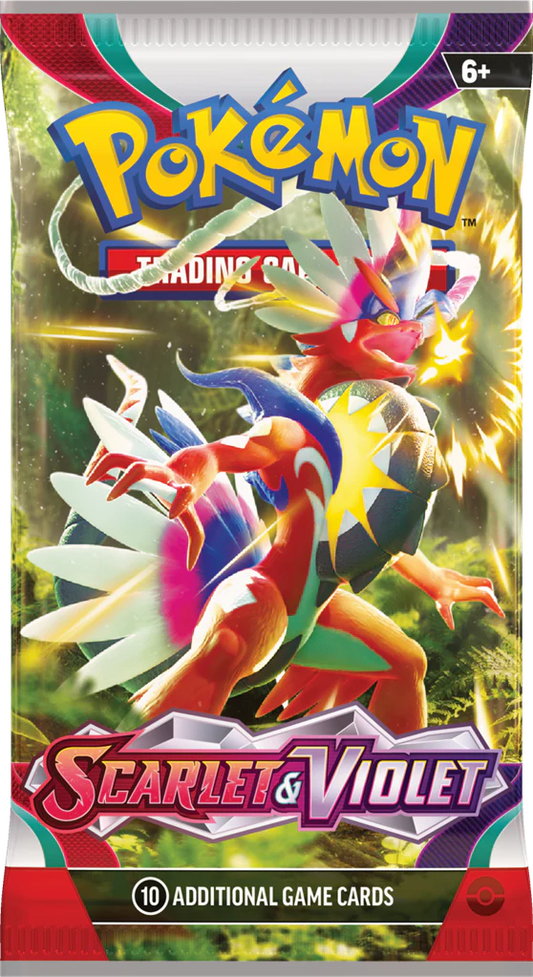 pokemon scarlet en violet base set booster pack 1x
